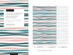 Wavy Lines Pastel Elegance Wallpaper - D487 - WallTrend