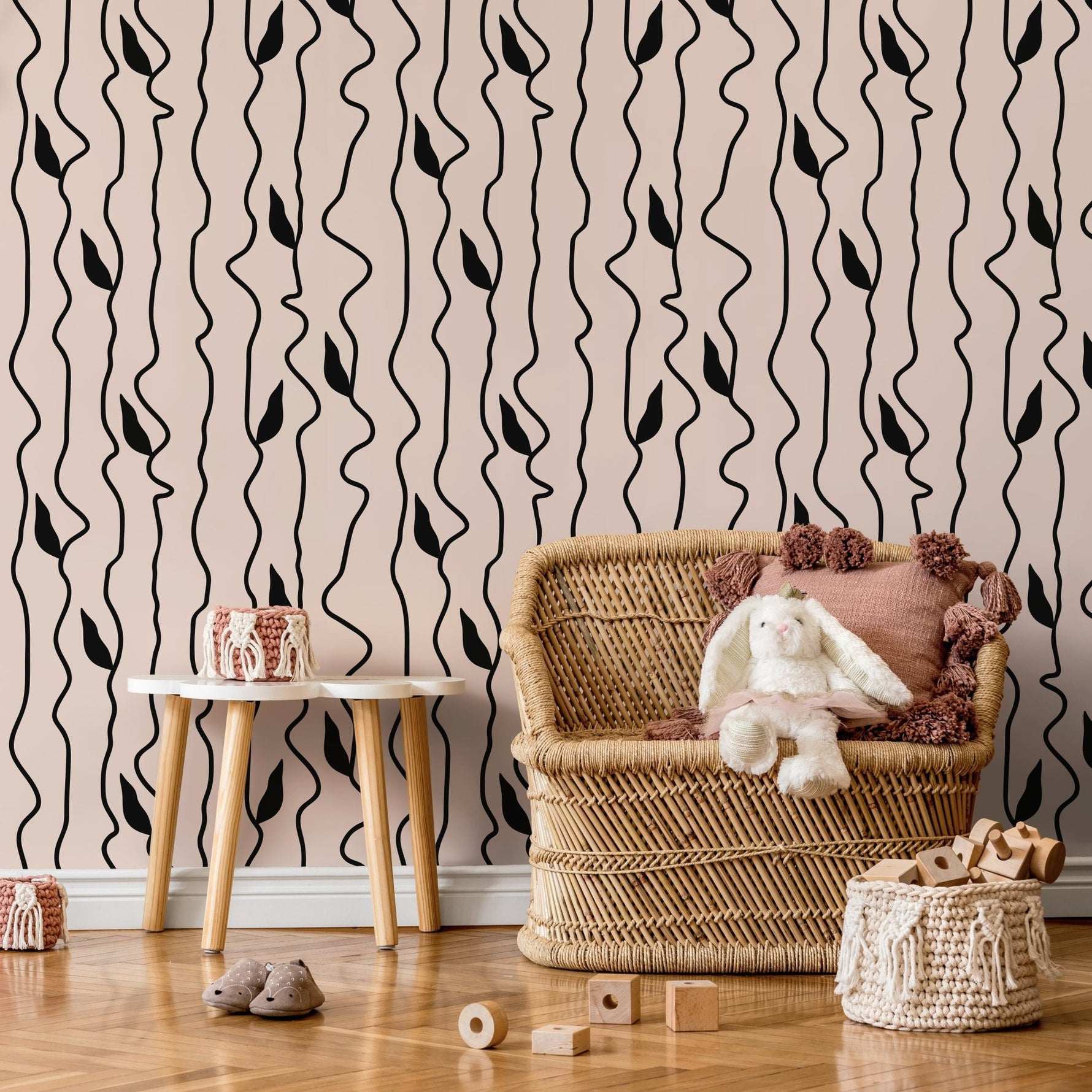 Wavy Nature Wallpaper - C307 - WallTrend