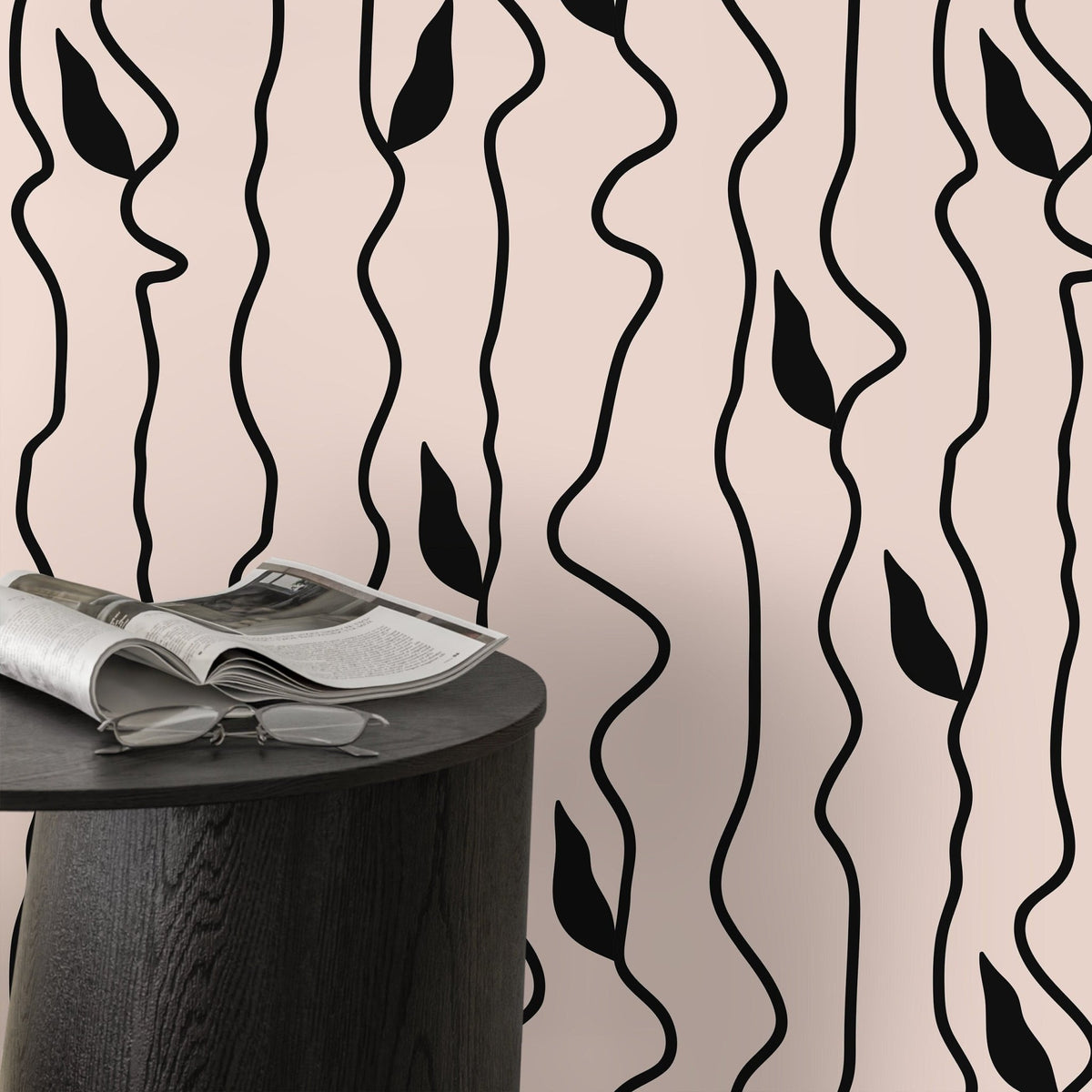 Wavy Nature Wallpaper - C307 - WallTrend