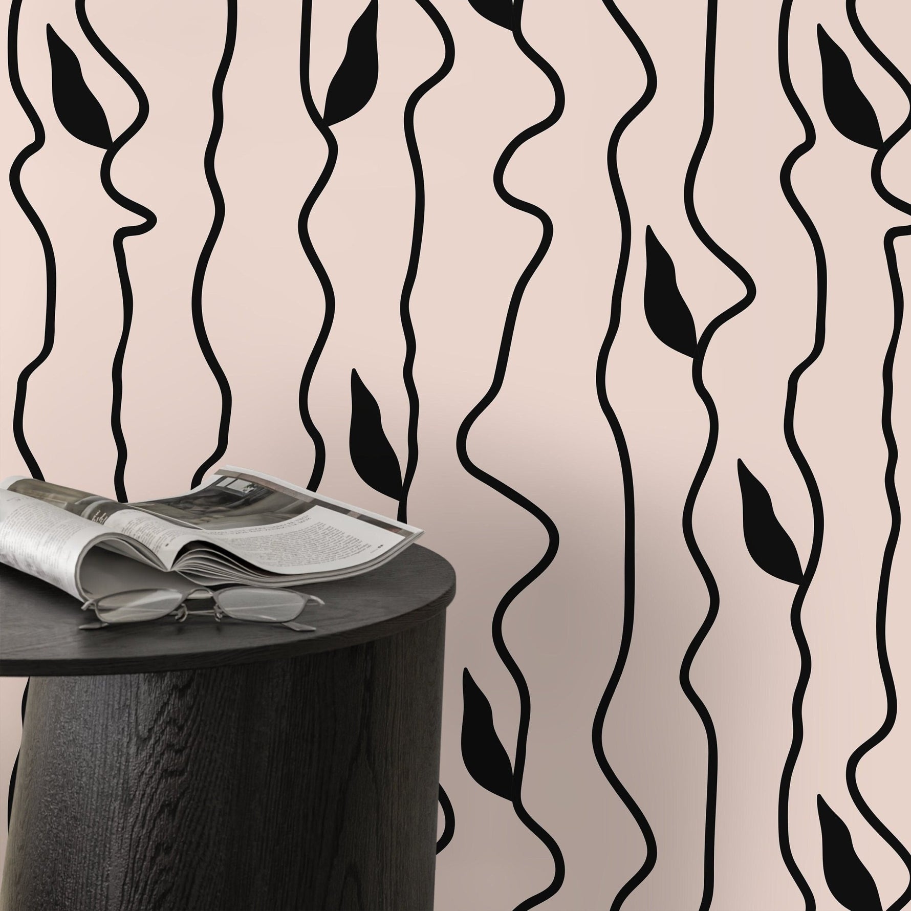 Wavy Nature Wallpaper - C307 - WallTrend
