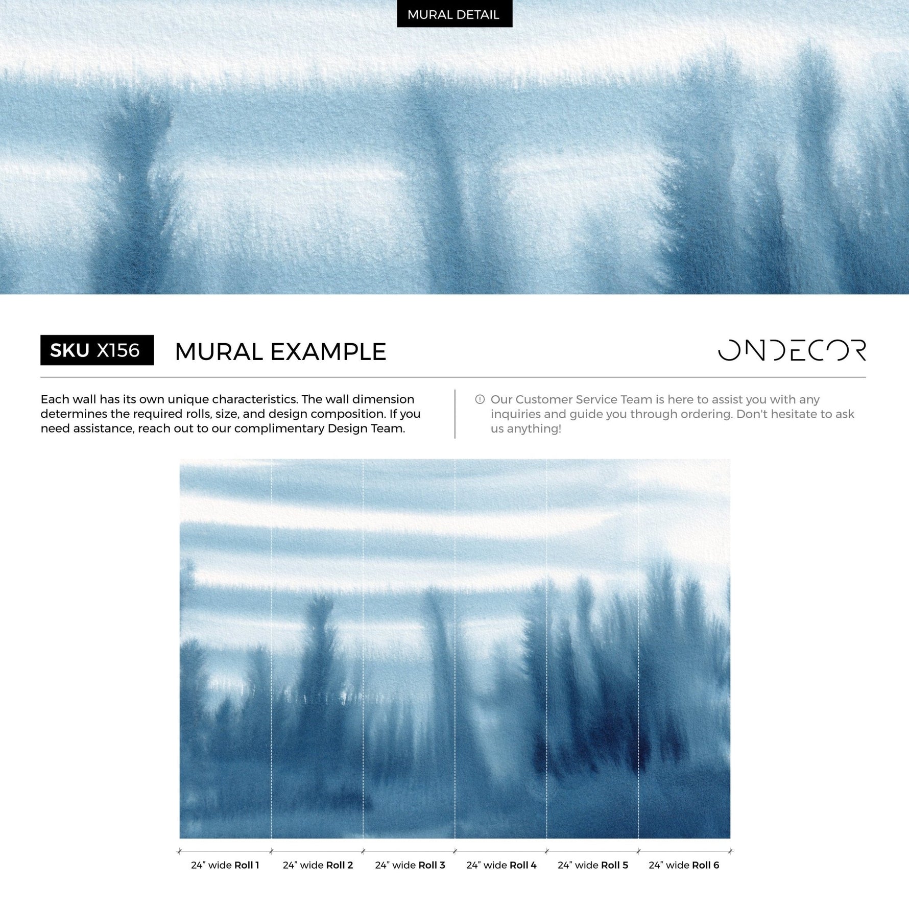 Whispering Forest Wallpaper - X156 - WallTrend
