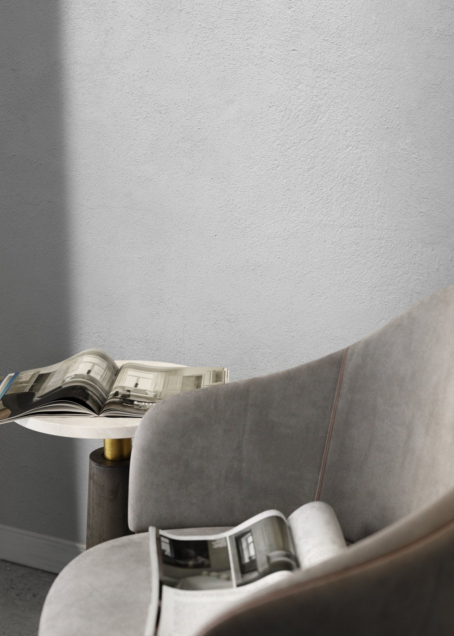 White Grunge Concrete Wallpaper / Peel and Stick Wallpaper Removable Wallpaper Home Decor Wall Art Wall Decor Room Decor - C998 - WallTrend