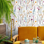 Wild Meadow Floral Wallpaper - B407 - WallTrend