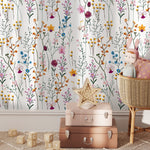 Wild Meadow Floral Wallpaper - B407 - WallTrend