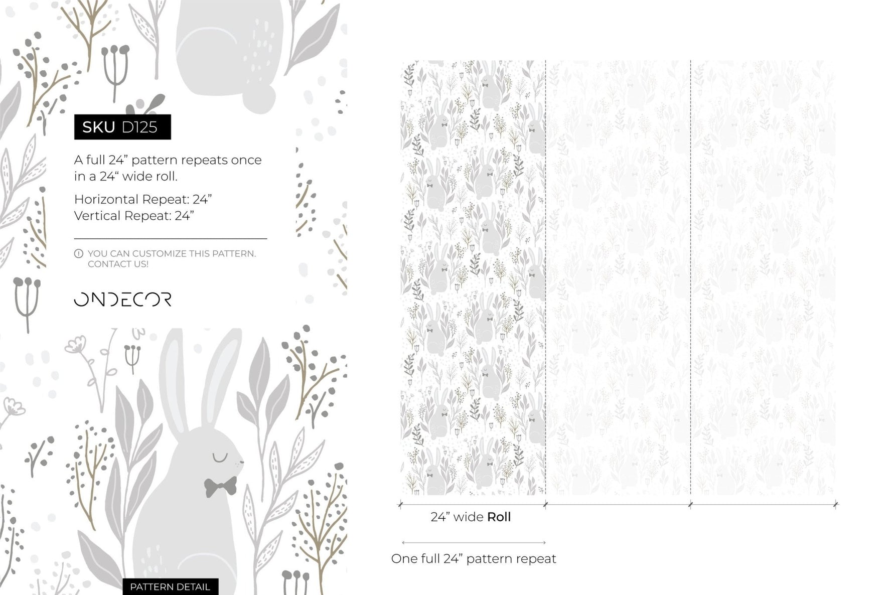 Woodland Creatures Wallpaper - D125 - WallTrend