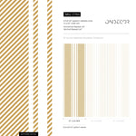 Yellow Striped Wallpaper Farmhouse Wallpaper Peel and Stick and Traditional Wallpaper - D784 - WallTrend