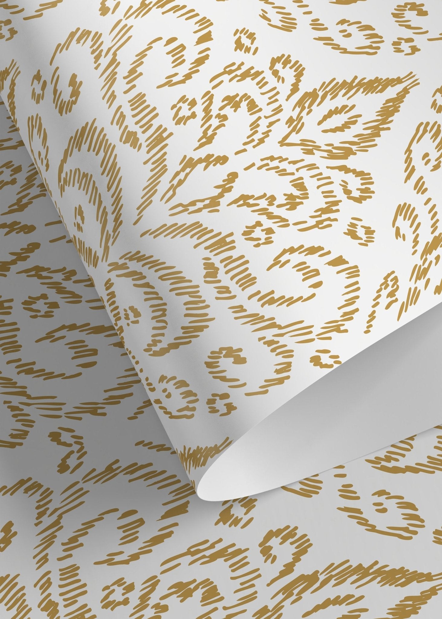 Yellow Vintage Wallpaper / Peel and Stick Wallpaper Removable Wallpaper Home Decor Wall Art Wall Decor Room Decor - D358 - WallTrend