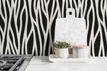 Zebra Stripes Wallpaper - B600 - WallTrend