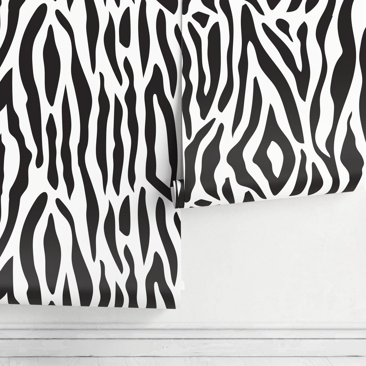 Zebra Stripes Wallpaper - B612 - WallTrend