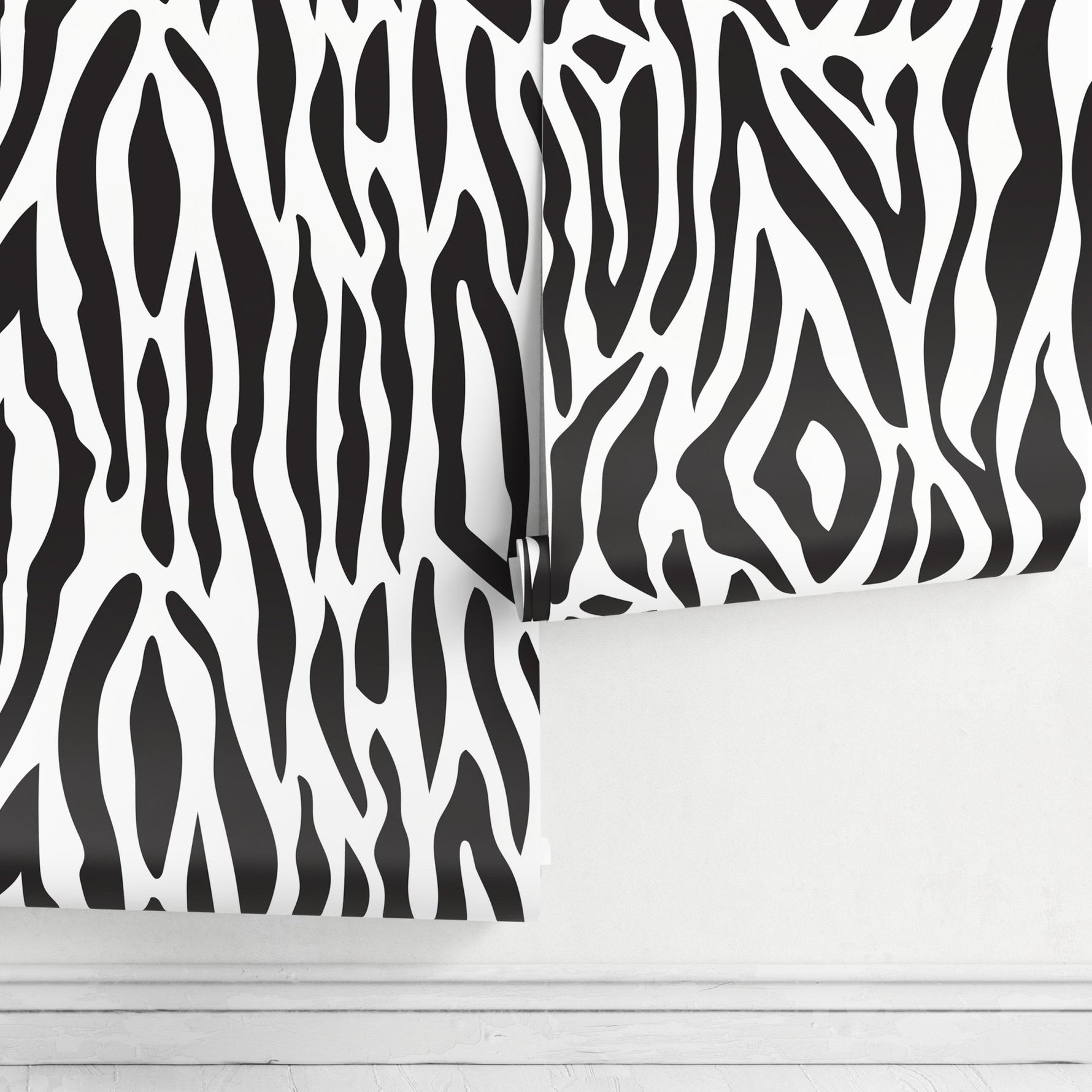 Zebra Stripes Wallpaper - B612 - WallTrend