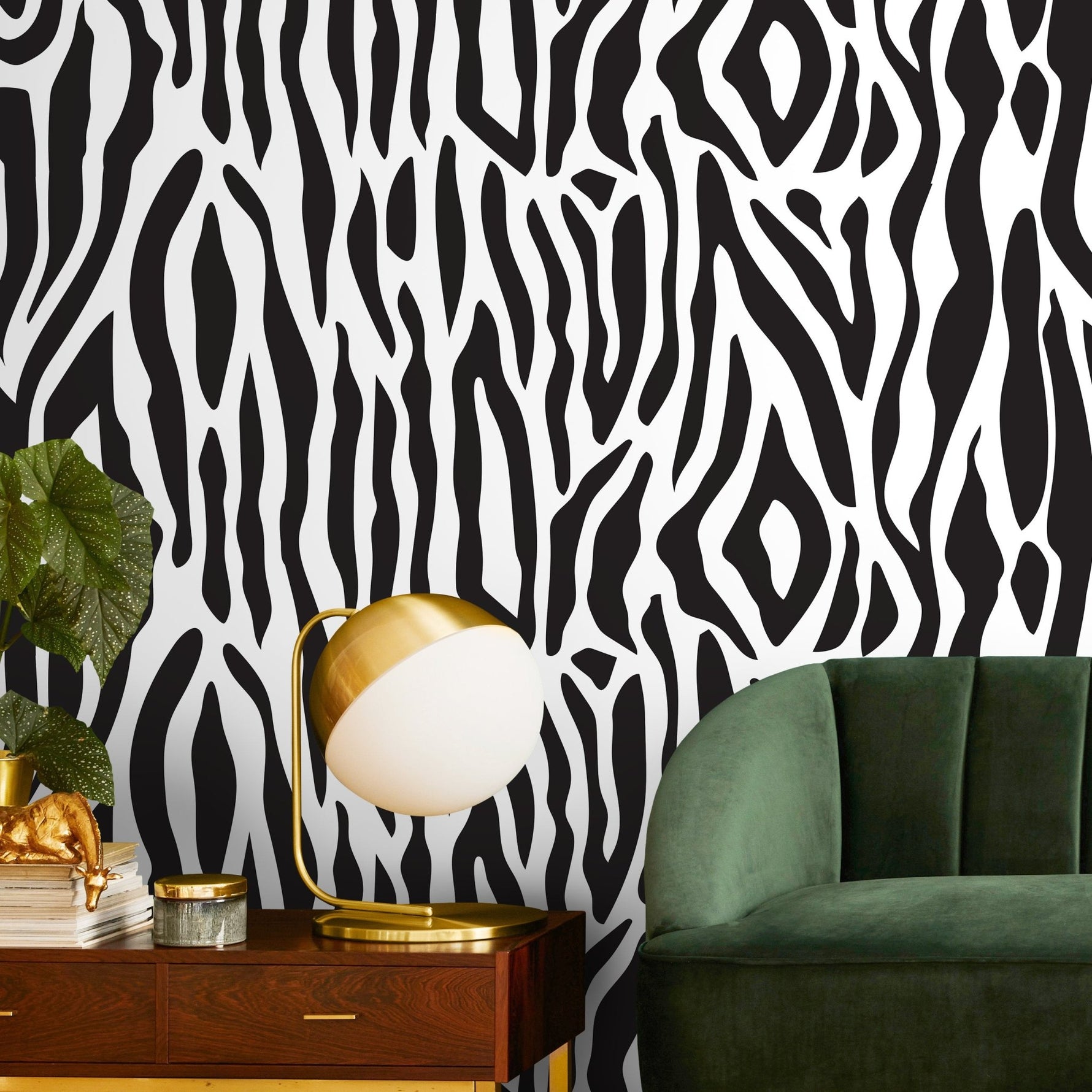 Zebra Stripes Wallpaper - B612 - WallTrend