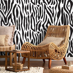 Zebra Stripes Wallpaper - B612 - WallTrend